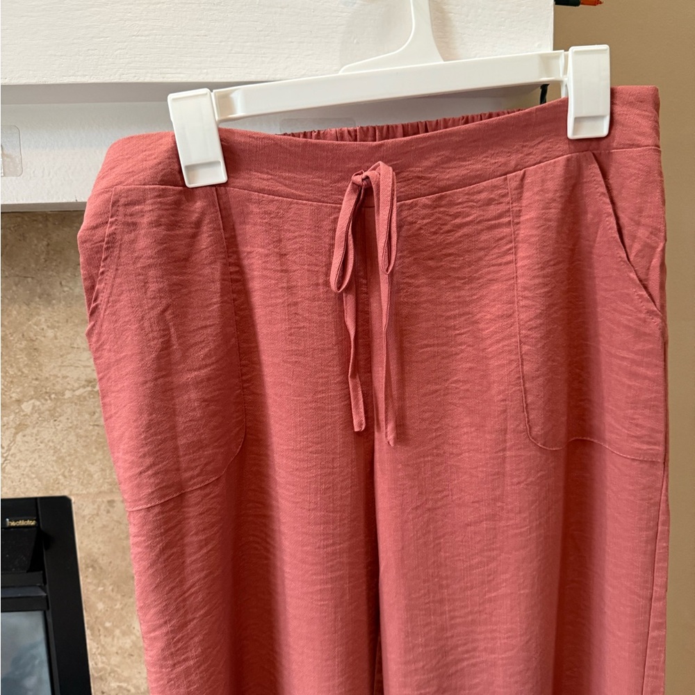 Pink Drawstring Pants - Picture 2 of 3